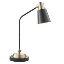 Лампа Bergenson Bjorn Лампа настольная pilwy, D21х62 см, золотистая/черная арт. BB0000434