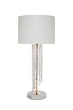 Лампа Garda Decor K2KR0700T-1 Лампа настольная "Medusa" d43*88см плафон белый арт. K2KR0700T-1