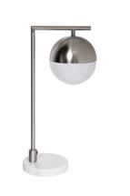 Лампа Garda Decor 91GH-T01 Лампа настольная сатин.никель/акрил,мрамор 18*25*h.56см арт. 91GH-T01