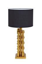 Лампа Garda Decor K2KM0901BR Лампа наст. Bamboo плафон черн, черн/латунь 45*h90см арт. K2KM0901BR