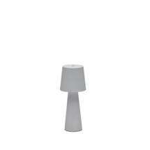 Лампа La Forma (ех Julia Grup) Arenys Маленькая переносная настольная лампа в сером цвете арт. 192905