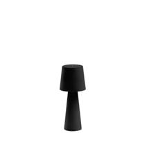 Лампа La Forma (ех Julia Grup) Arenys Маленькая переносная настольная лампа в черном цвете арт. 192666