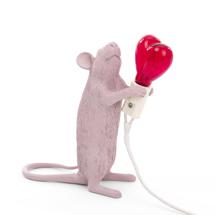 Лампа Seletti Настольная лампа Mouse Lamp Love Edition USB арт. 15220SV