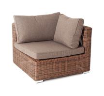 Модуль 4SIS "Лунго" модуль диванный угловой с подушками, цвет коричневый арт. YH-C1031W brown