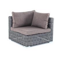 Модуль 4SIS "Лунго" модуль диванный угловой с подушками, цвет графит арт. YH-C1031W graphite