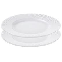 Набор ЯЯЯ Набор тарелок soft ripples, D21 см, белые, 2 шт. арт. LJ_SS_PL21_WH