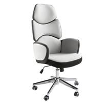 Офисное кресло Angel Cerda Поворотное офисное кресло 4142/MLM611467 из светло-серой ткани арт. 181563