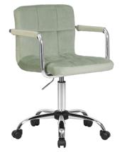 Офисное кресло DOBRIN Офисное кресло для персонала DOBRIN TERRY, мятный велюр (MJ9-87) арт. LM-9400