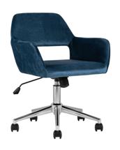 Офисное кресло Stool Group Кресло офисное Ross велюр синий арт. УТ000003611