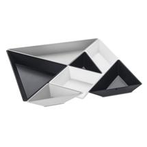 Остальные предметы Koziol Менажница tangram ready, черно-бело-серая арт. 3480334