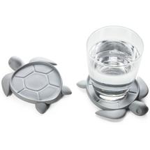 Подставка QUALY Подставка под стаканы save turtle, серая арт. QL10350-GY
