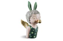 Статуэтка MY iNTERNO MY-D128 Дизайнерская статуэтка - ангел bouble kids (зеленый) арт. MY-D128