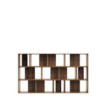 Стеллаж La Forma (ех Julia Grup) Litto набор из 9 модульных полок из шпона ореха 202 x 114 см арт. 162195
