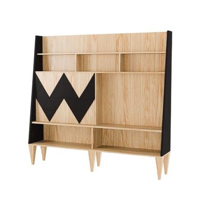 Стенка Woodi Furniture Стенка для гостиной Woo Wall арт. WW01KR-BL