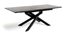 Стол 4SIS "Марс" стол интерьерный раздвижной обеденный из керамики, цвет черный матовый арт. DT-893B
