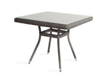 Стол 4SIS "Айриш" стол плетеный из искусственного ротанга, цвет графит арт. YH-T4428G graphite