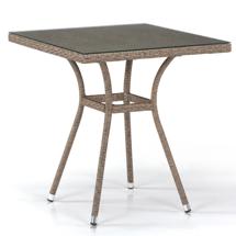 Стол Афина Плетеный стол T282BNT-W56-70x70 Light Brown арт. T282BNT-W56-70x70 Light Brown