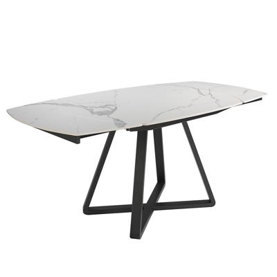 Стол Angel Cerda Обеденный стол D2055BB /1096 из керамики и черной стали арт. 115044