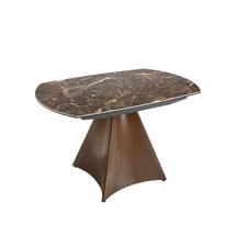 Стол Angel Cerda Раздвижной овальный обеденный стол 1113/MC22181DT из мраморной керамики и стали арт. 194216