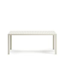 Стол La Forma (ех Julia Grup) Culip Алюминиевый уличный стол с порошковым покрытием белого цвета 180 x 90 см арт. 156937