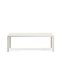 Стол La Forma (ех Julia Grup) Culip Алюминиевый уличный стол с порошковым покрытием белого цвета 220 x 100 см арт. 156943