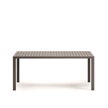 Стол La Forma (ех Julia Grup) Culip Алюминиевый уличный стол с порошковым покрытием коричневого цвета 180 x 90 см арт. 156939