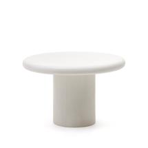 Стол La Forma (ех Julia Grup) Круглый стол Addaia из белого цемента Ø120 см арт. 189951