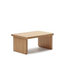 Столик La Forma (ех Julia Grup) Oaq Журнальный столик из дубового шпона с натуральной отделкой 82 x 60 см арт. 157864