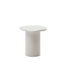 Столик La Forma (ех Julia Grup) Приставной столик из белого цемента Macarella 48 x 47 см арт. 193430