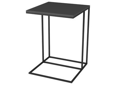 Столик Мебелик Стол придиванный Хайгрет графит/черный арт. 006722