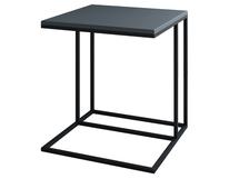 Столик Мебелик Стол придиванный Эгрет графит/чёрный арт. 002239