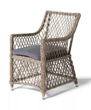 Стул 4SIS "Латте" плетеное кресло из искусственного ротанга, цвет соломенный арт. YH-C1619W-2
