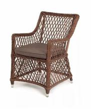 Стул 4SIS "Латте" плетеное кресло из искусственного ротанга, цвет коричневый арт. YH-C1619W-2 brown