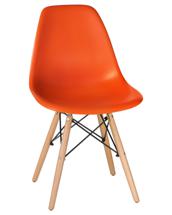 Стул DOBRIN Стул обеденный LMZL-PP623, ножки светлый бук, цвет сиденья оранжевый арт. LMZL-PP623