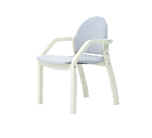 Стул ZiP-mebel Стул-кресло Джуно 2.0 слоновая кость/серый арт. Z112804S01