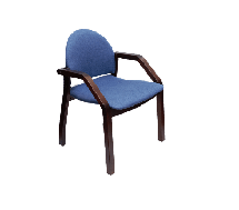 Стул ZiP-mebel Стул-кресло Джуно 2.0, Темныйорех/ Синий арт. Z112801W03