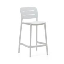 Стул полубарный La Forma (ех Julia Grup) Уличный полубарный стул Morella из белого пластика 65 см арт. 151065