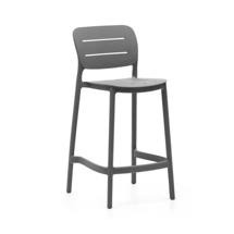 Стул полубарный La Forma (ех Julia Grup) Уличный полубарный стул Morella из серого пластика 65 см арт. 151074