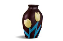 Ваза MY iNTERNO MY-D145 Стильная ваза с цветочным декором (коричневый) арт. MY-D145