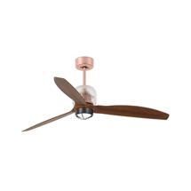 Вентилятор  Faro Потолочный вентилятор Deco Fan LED DC SMART медный/деревянный арт. 107296