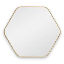 Зеркало Art-Zerkalo Hexagon M Gold Зеркало в тонкой раме Smal арт. SM155GL