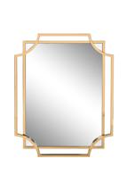 Зеркало Garda Decor KFE1150/2 Зеркало в металлич. раме цвет золото 79*108 см арт. KFE1150/2