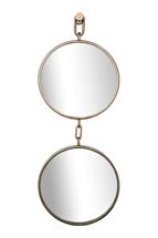 Зеркало Garda Decor 79MAL-9231-86G Зеркало на подвесе двойное рама металл. цвет золото d35см арт. 79MAL-9231-86G