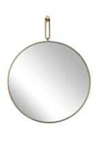 Зеркало Garda Decor 79MAL-9206-100G Зеркало на подвесе рама металл. цвет золото d77см арт. 79MAL-9206-100G