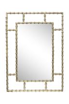 Зеркало Garda Decor 94PR-22351/1 Зеркало настенное в раме "Бамбук" цвет золото 99*71*1,9см арт. 94PR-22351/1