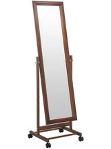 Зеркало Мебелик Зеркало напольное BeautyStyle 27 средне-коричневый 135 см х 42,5 см арт. 008679
