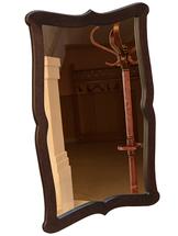 Зеркало Мебелик Зеркало навесное Берже 23 темно-коричневый 97 см х 67 см арт. 002346