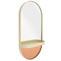Зеркало Remember Зеркало oval, 30,5х60х10,5 см, кремовое арт. XWS01
