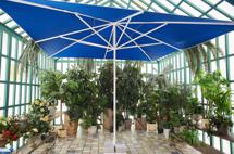 Зонт Royal Family Зонт MISTRAL 400 квадратный (база в комплекте) синий / бежевый арт. 728-40-18
