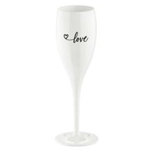 Бокал Koziol Бокал для шампанского cheers, no 1, love 2.0, superglas, 100 мл, белый арт. 3439525